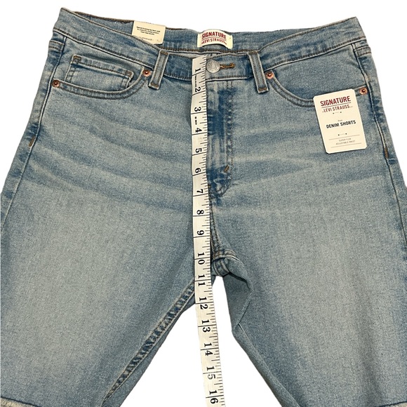 Signature By Levi Strauss & Co. Boys Denim Cut Off Jean Short - Picture 8 of 12